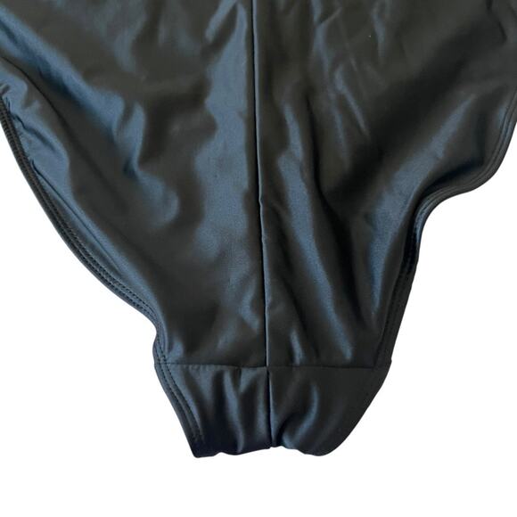 GOOD AMERICAN Always Ruched One Piece Black Classic Swimsuit Size 3XL - Picture 5 of 9